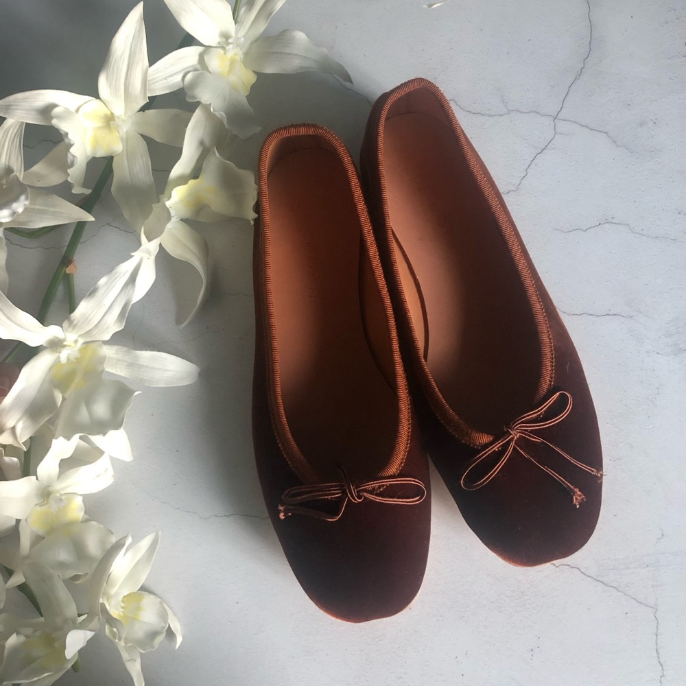 Dôen Ballerina Slippers Ballet Flat - Rust